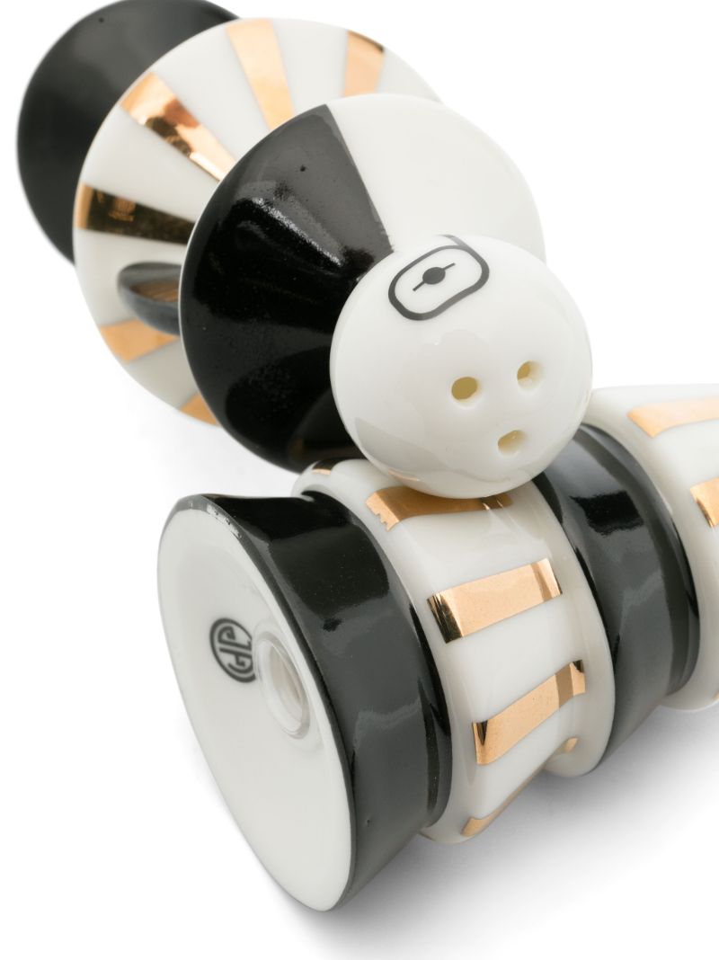White Vienna Porcelain Salt and Pepper Shakers