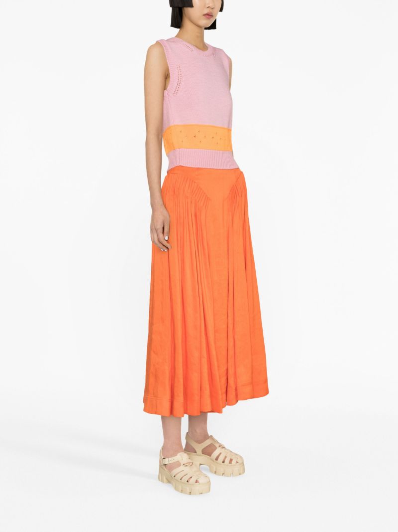 Pink Romy Wool Vest