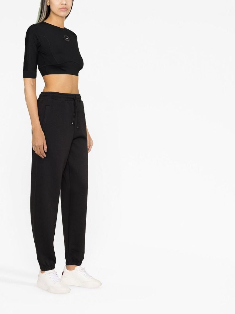 Black Logo-print Track Pants