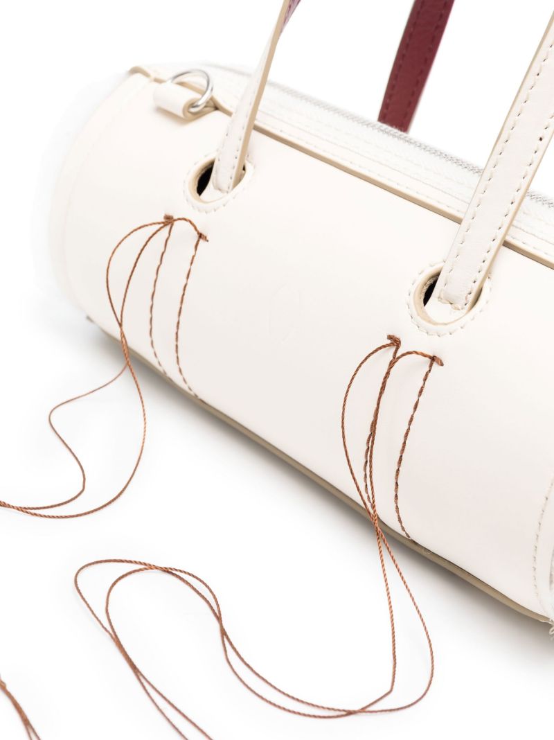 White Anona Barrel Bag