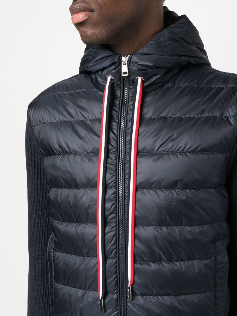 Blue Padded Hooded Jacket