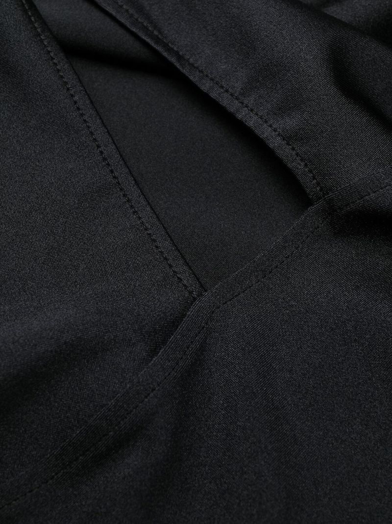 Black Twist Cut-out Bodysuit