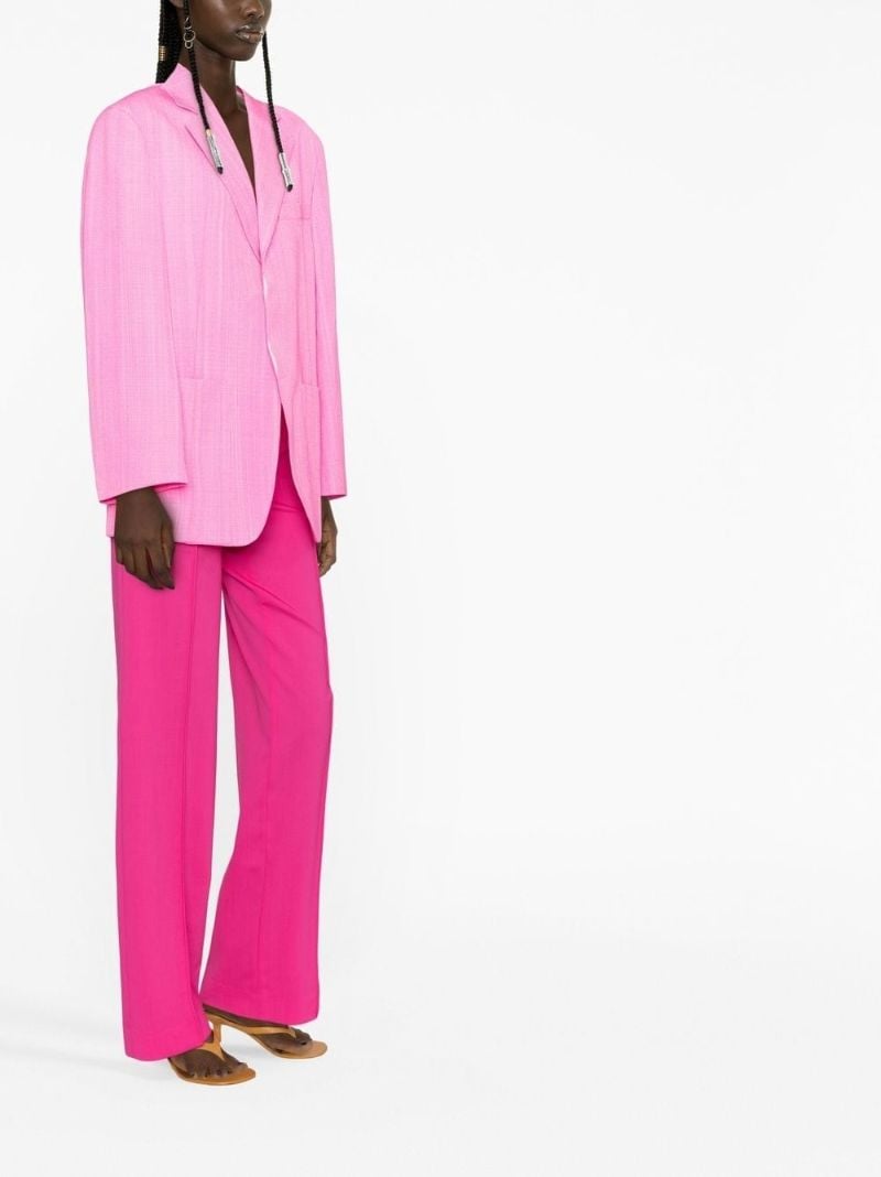 Pink La Veste D'homme Single-breasted Blazer