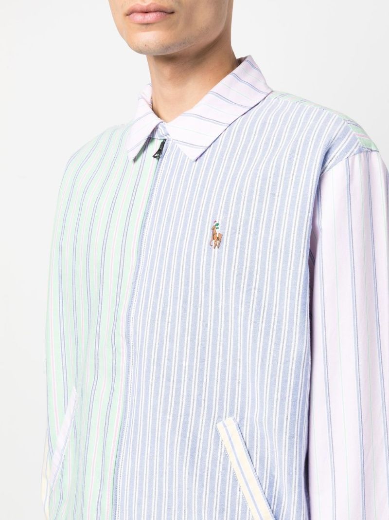 Blue Bayport Striped Oxford Fun Jacket