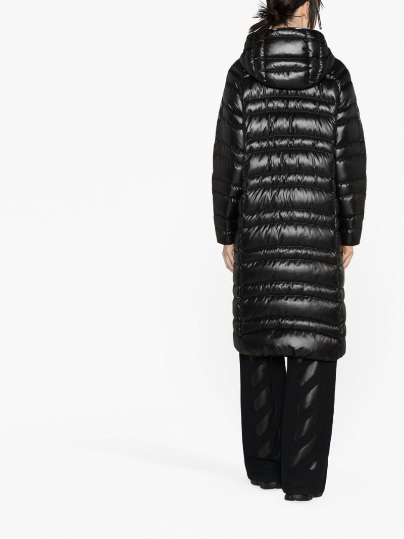 Black Apogon Long Padded Coat