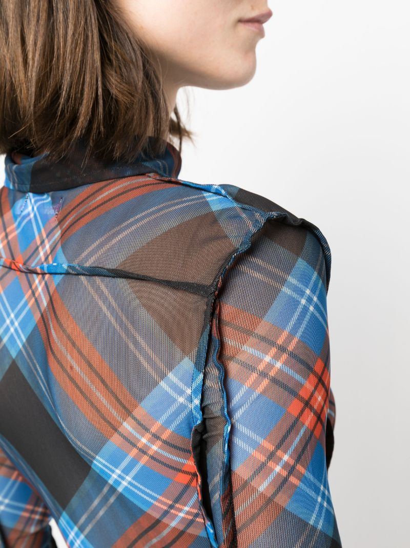 Blue Tartan Check Shirt