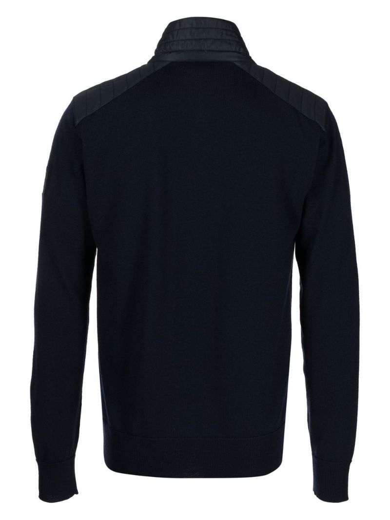 Blue Kilminton Half-zip Wool Sweater