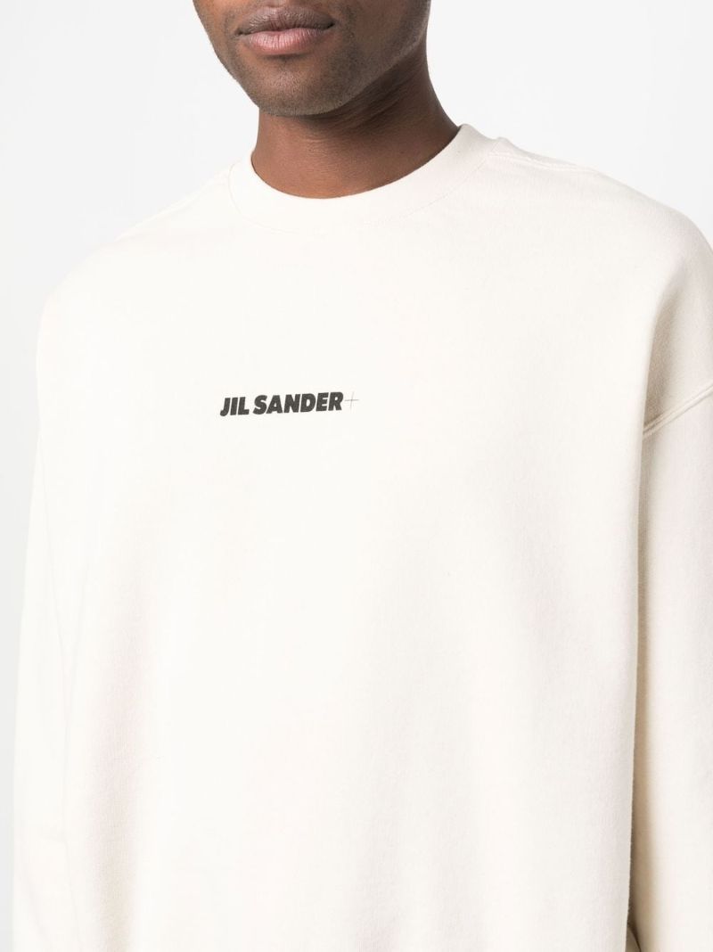Neutral Logo Print Sweatshirt