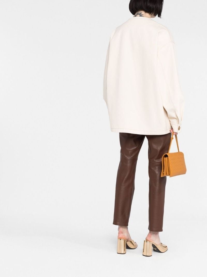 Neutral Logo Plaque Cotton Jacket