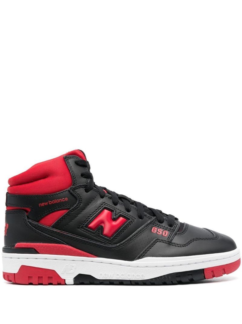 Black 650 High-top Trainers