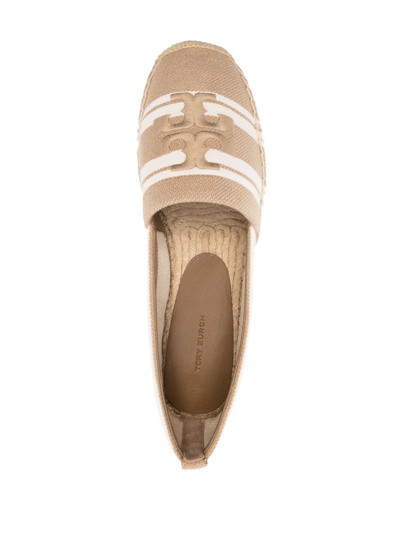 Neutral Striped Espadrilles