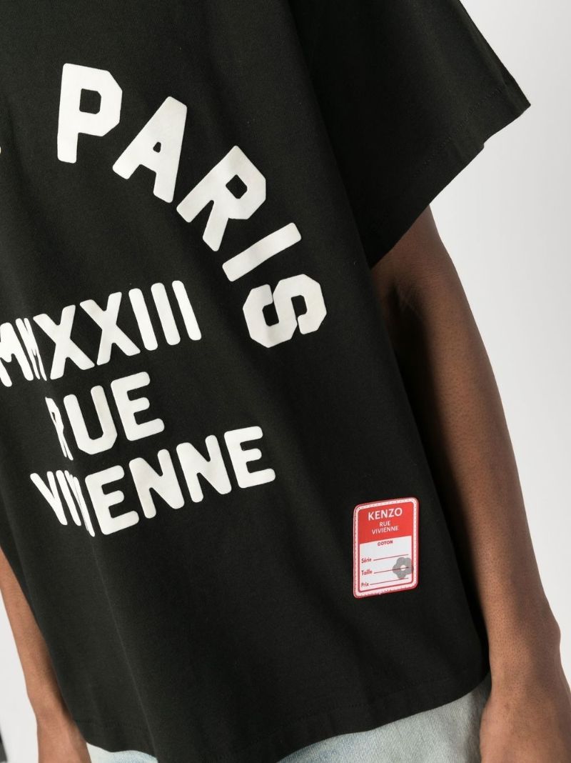 Black Rue Vivienne Print T-shirt