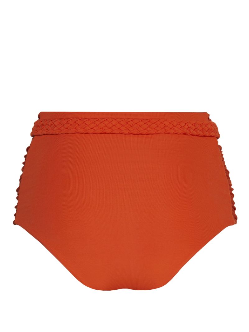 Red Tangelo Belted Reversible Bikini Bottoms