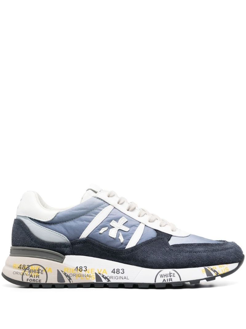 Blue Landeck 6134 Suede Sneakers
