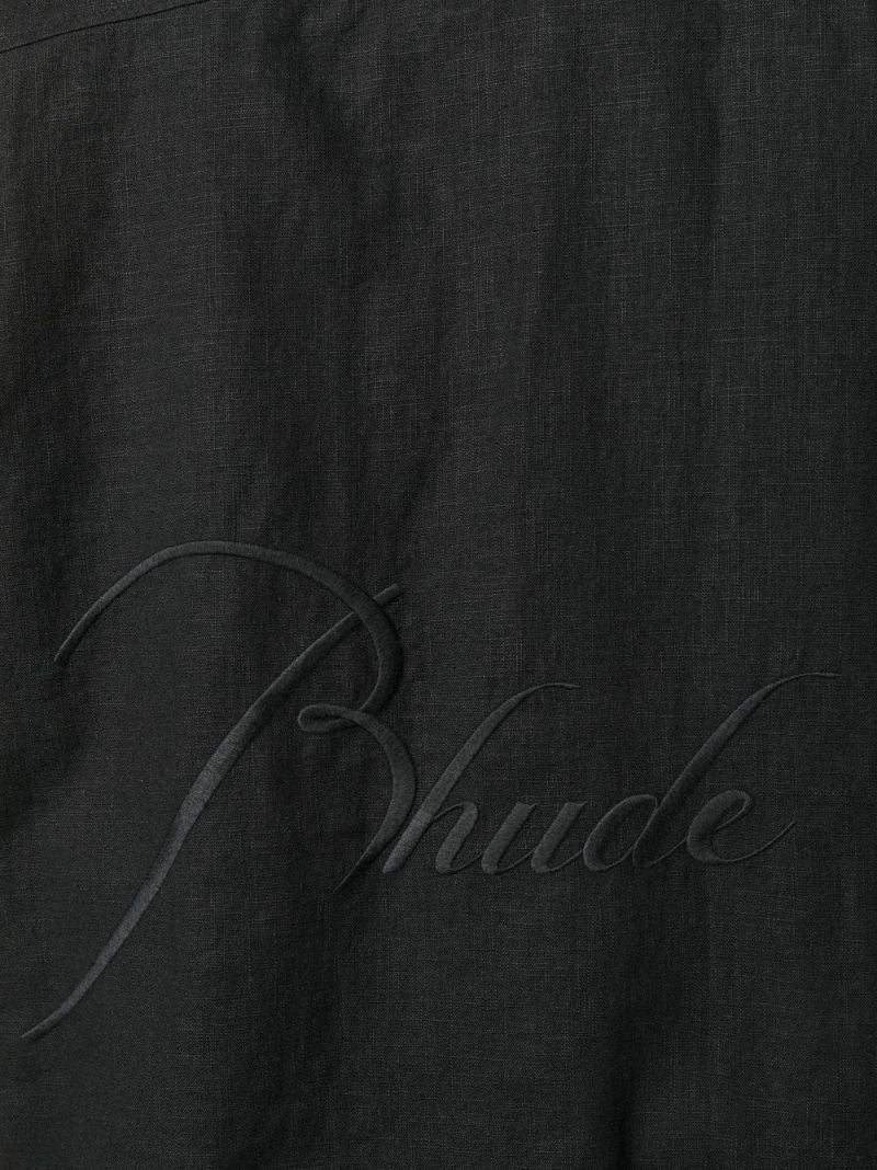 Black Satsuma Linen Shirt