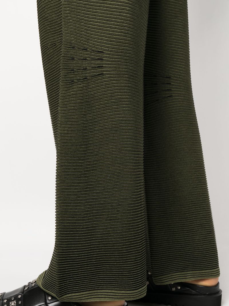 Green Japanese Paper Knitted Trousers