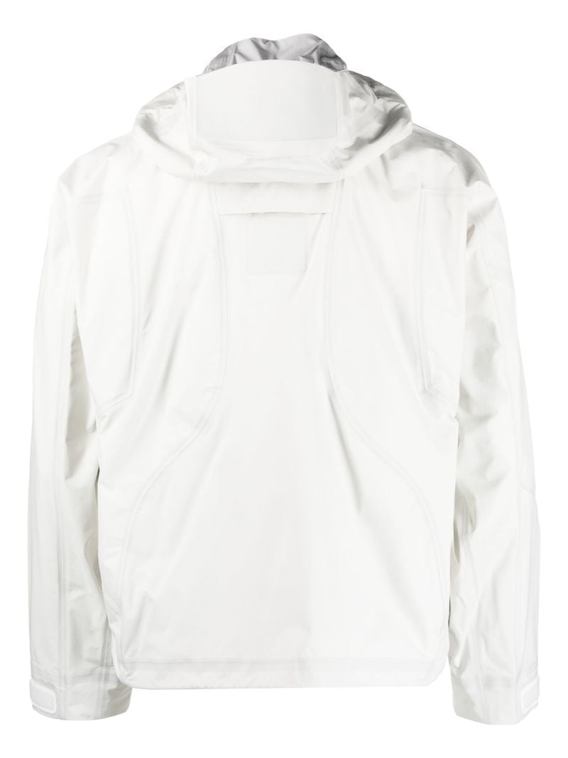 White Pertex Shieldair 3l Hooded Jacket