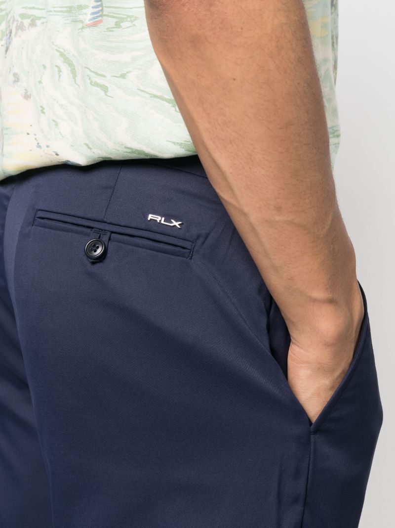 Blue Tailored Shorts