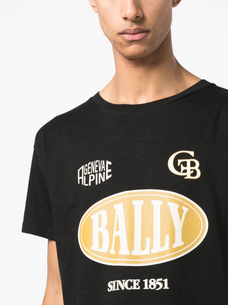 Black Logo-print Cotton T-shirt