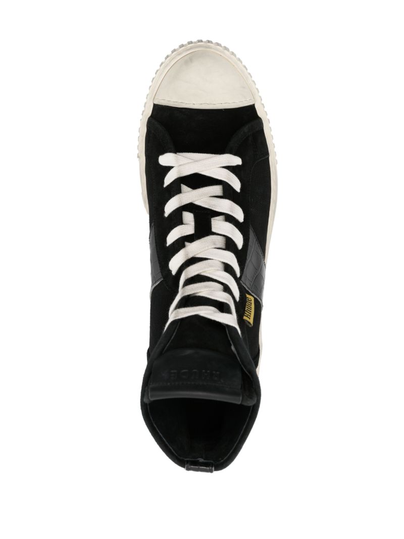 Black Lace Up Sneakers