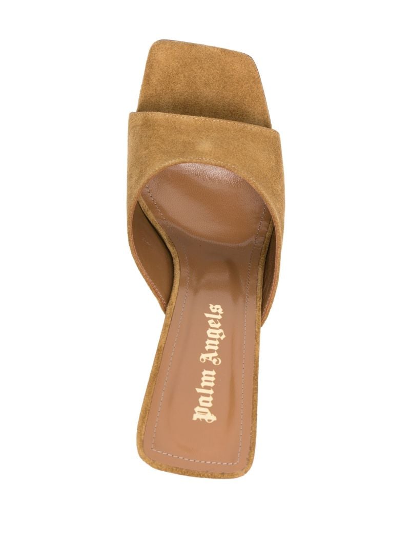 Brown Palm Beach 115 Suede Mules