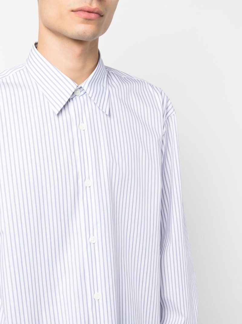 Blue Striped Buttoned Shirt