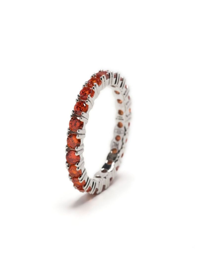 Sterling Silver Crystal Ring