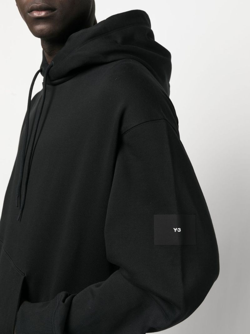 Black Terry Organic Cotton Hoodie