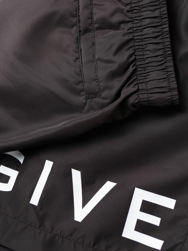 Black Logo-print Swim Shorts