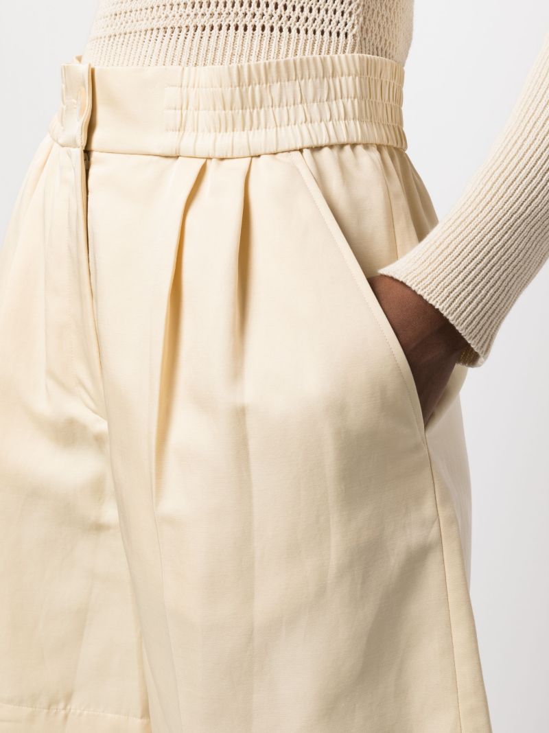 Yellow Taymount Knee-length Shorts