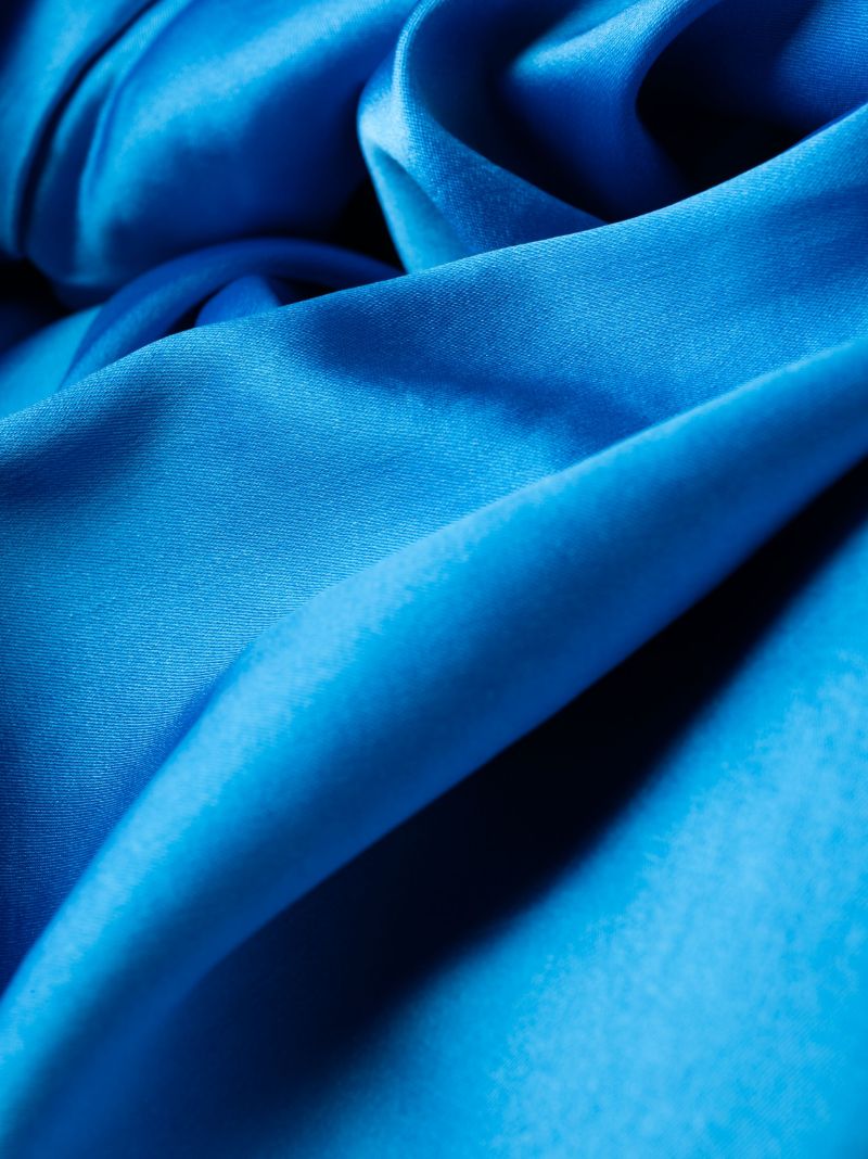 Blue Lounge Satin Pajama Trousers