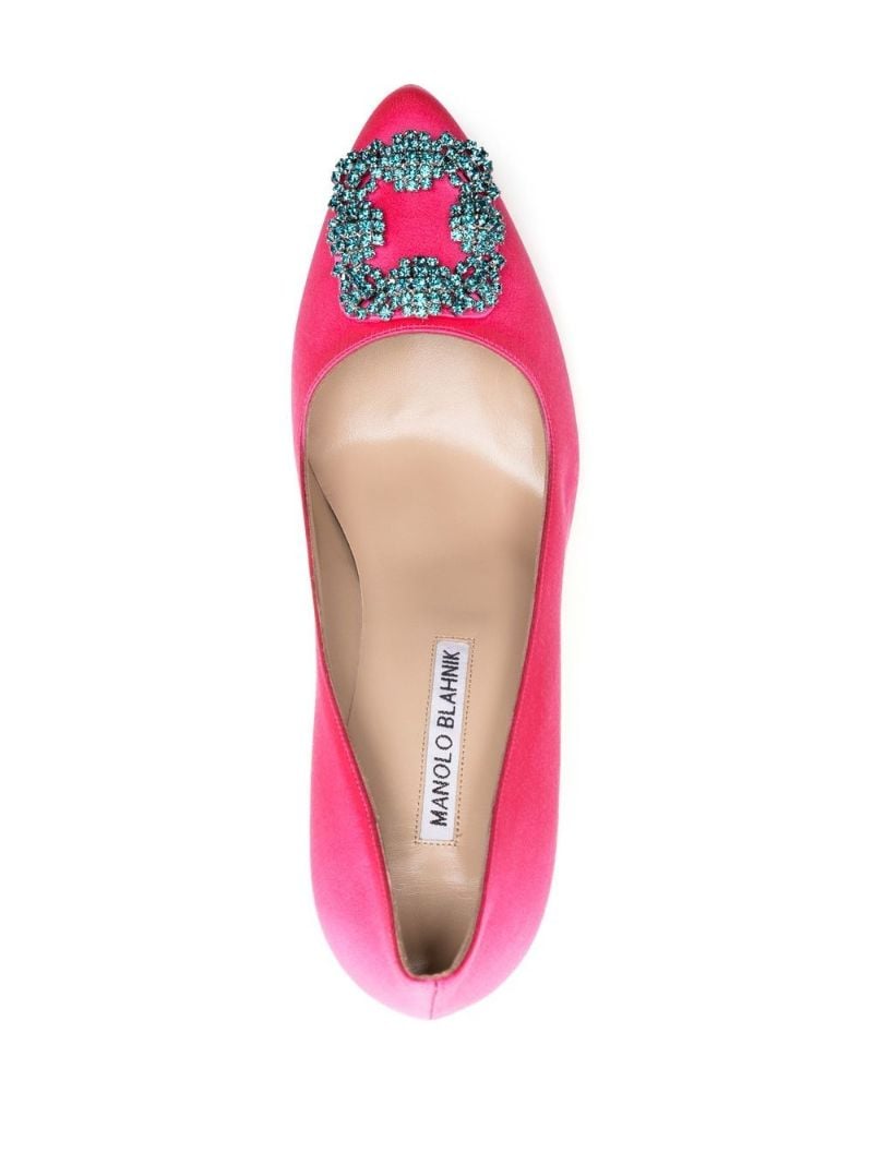 Pink Hangisi 105 Satin Pumps