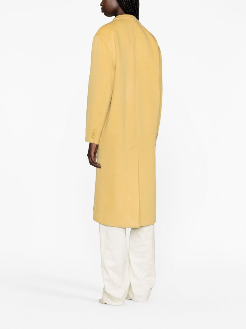 Yellow Theodore Double-breasted Coat