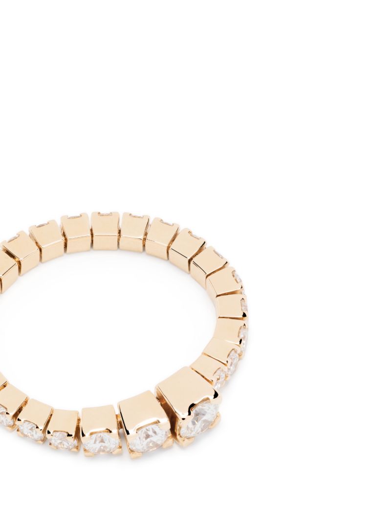 18k Yellow Gold Ensemble De River Diamond Ring
