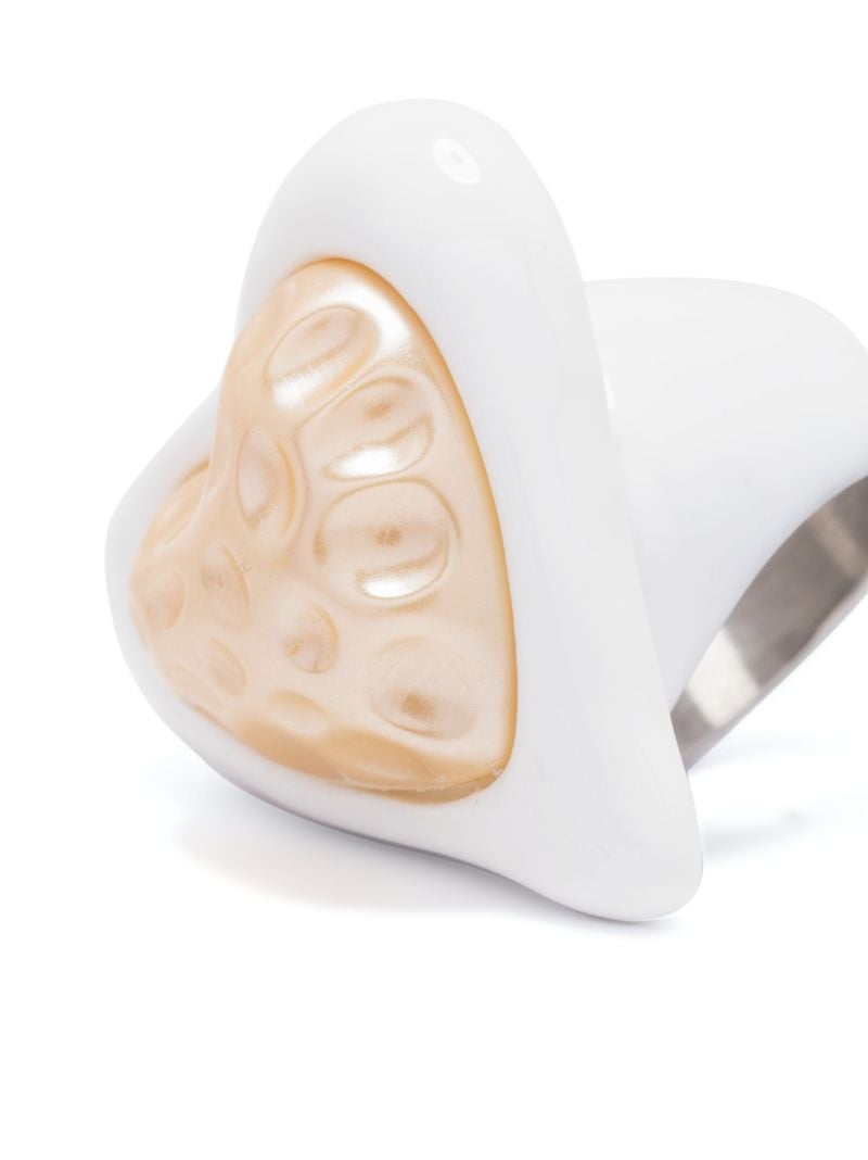 Gold-tone Heart Ring