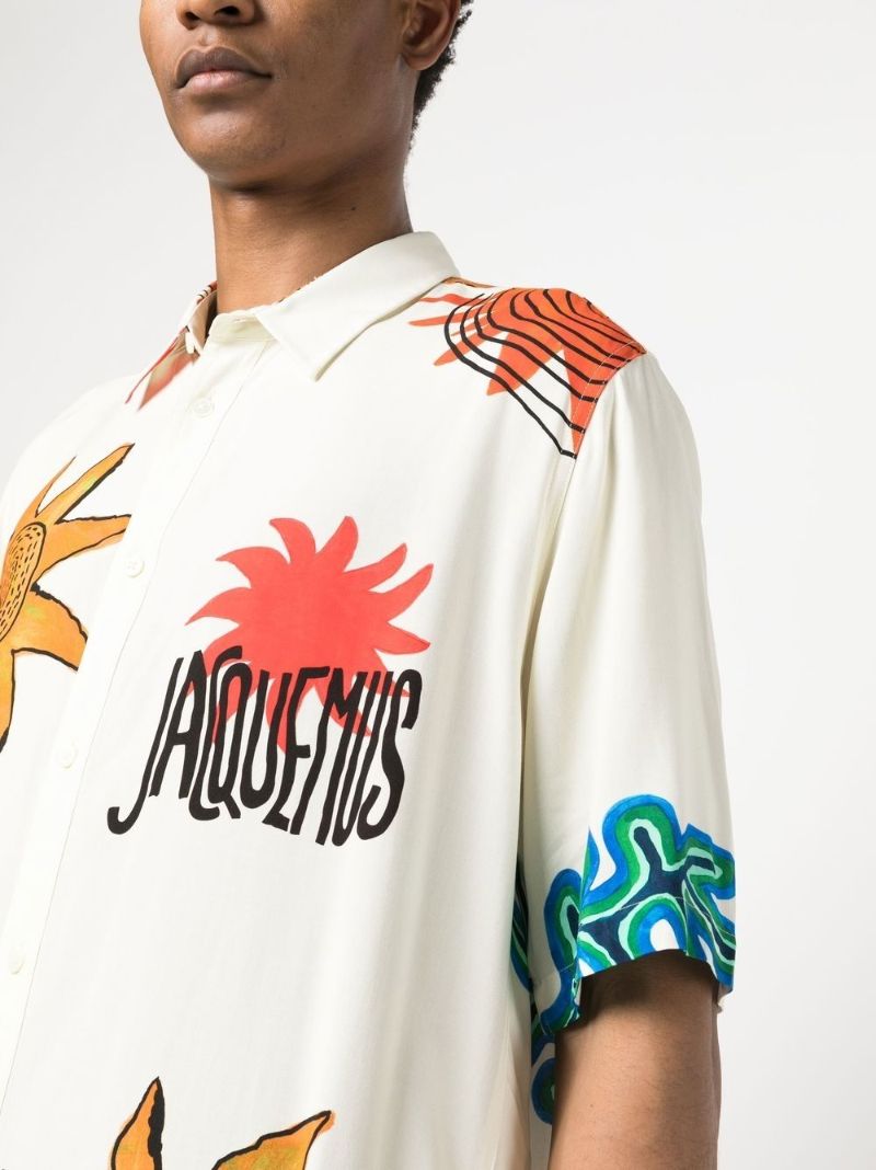 White La Chemise Melo Printed Shirt