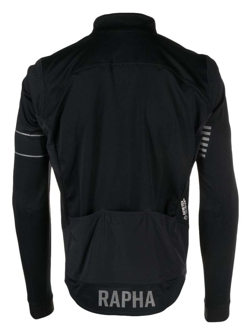Black Pro Team Cycling Jersey Top