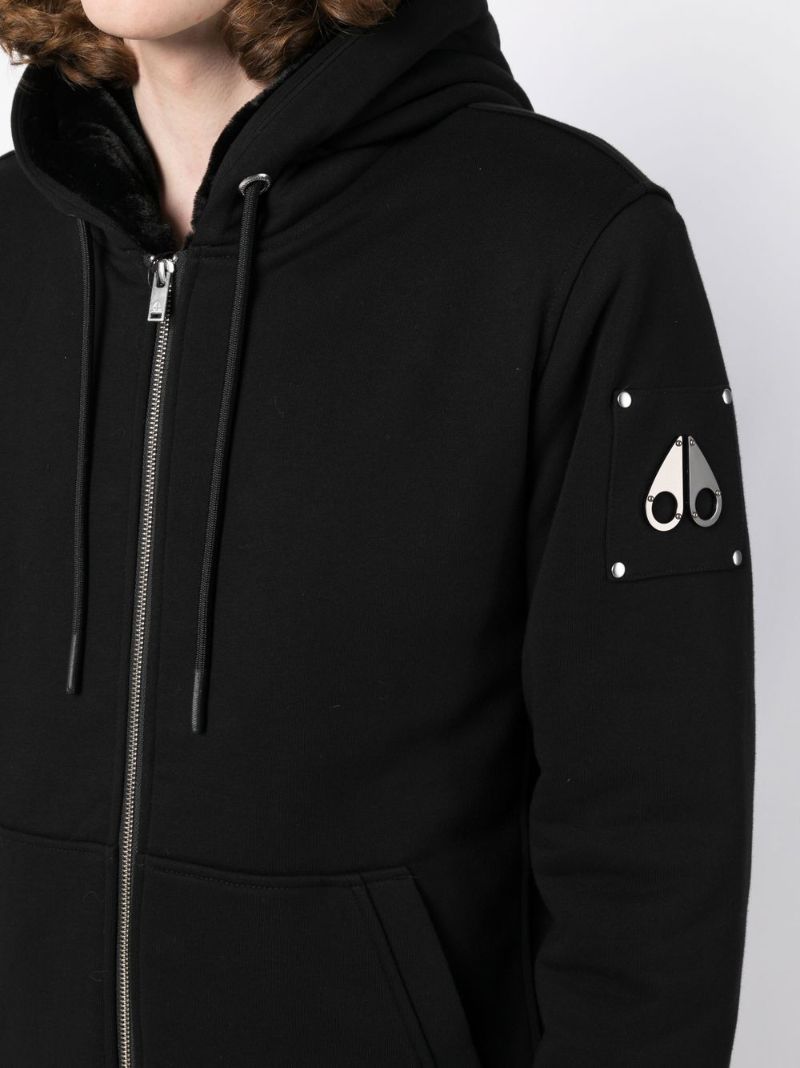 Black Classic Bunny Faux-fur Lined Jacket