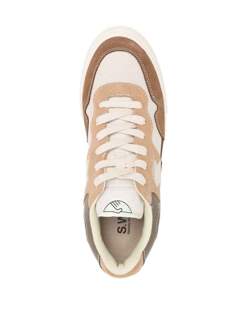 Brown Pearl S-strike Suede Sneakers