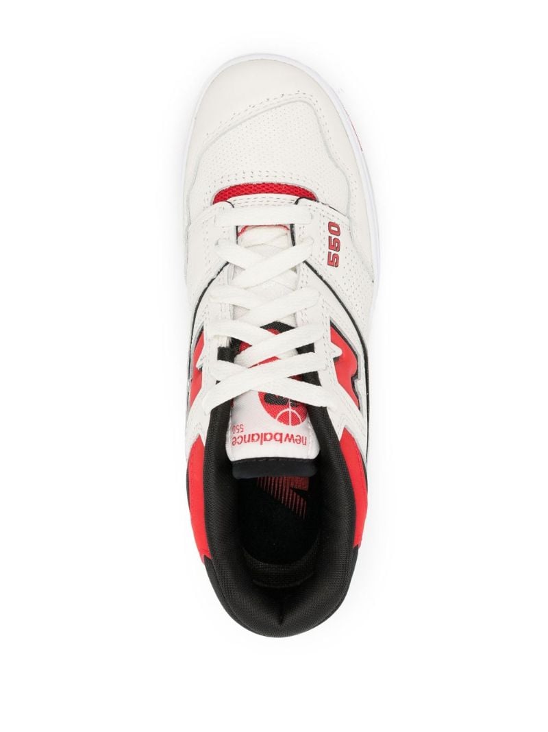 White 550 Low Top Sneakers