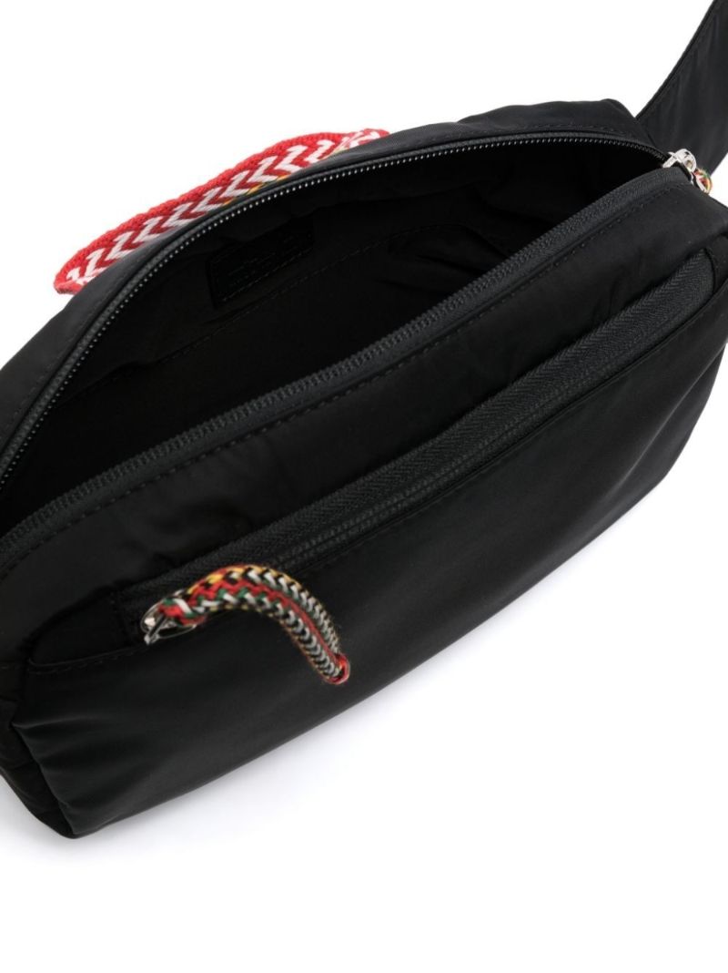 Black Curb Cross-body Bag