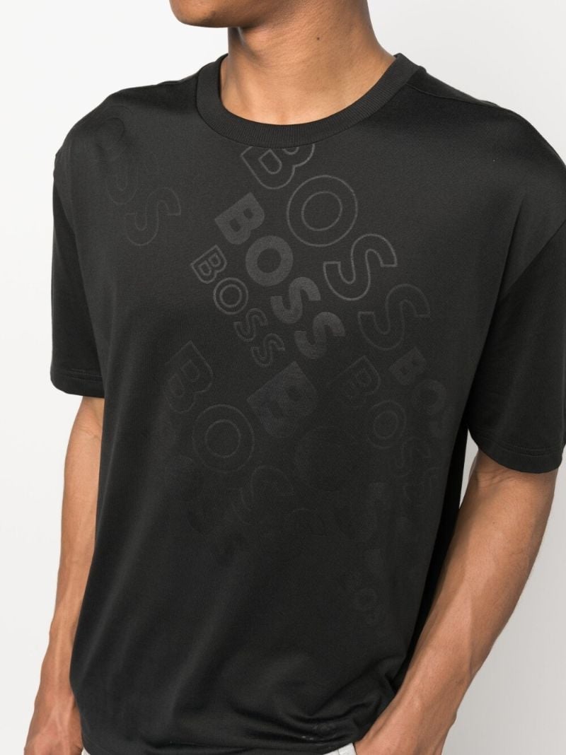 Black Logo-print T-shirt