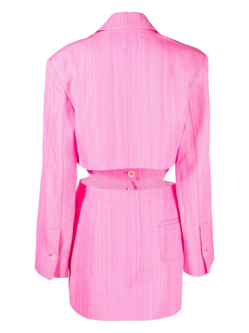 Pink La Robe Bari Cut-out Blazer Dress