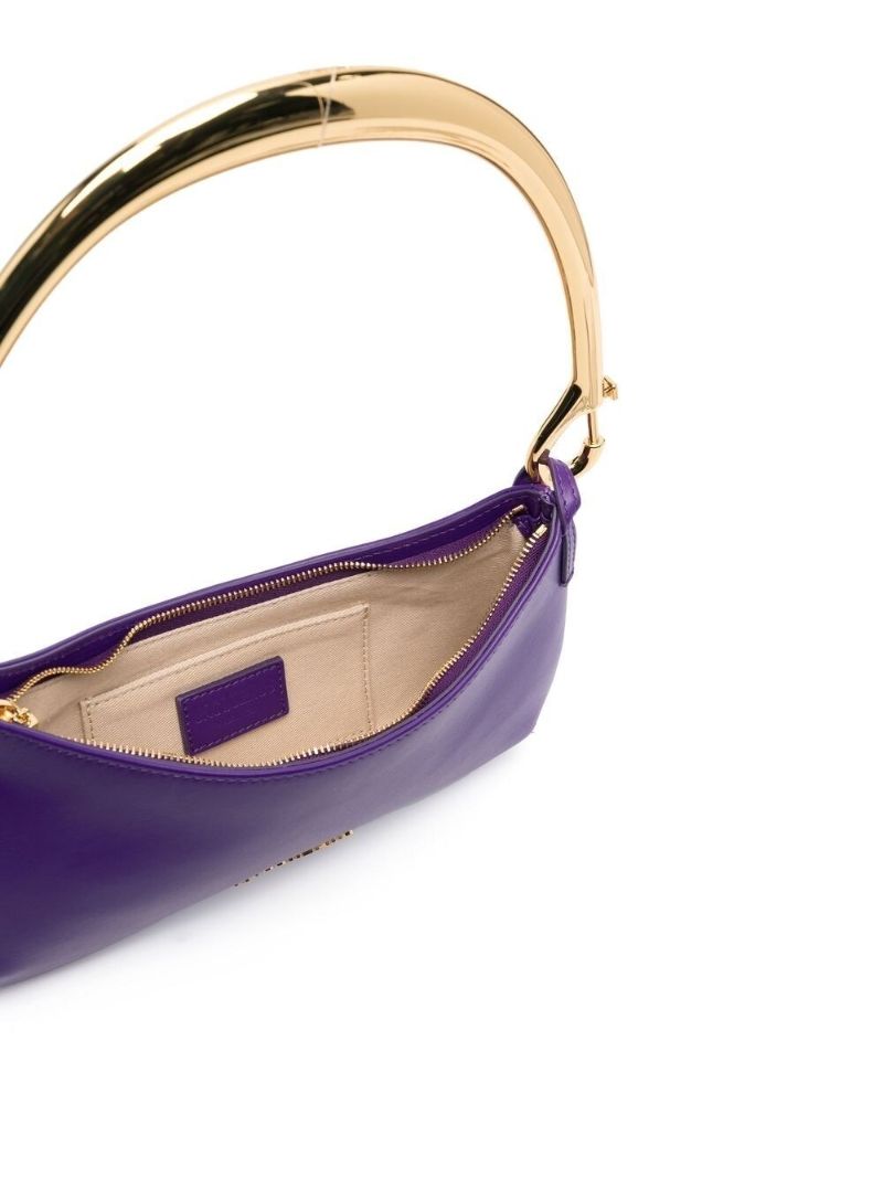 Purple Le Bisou Mousqueton Shoulder Bag
