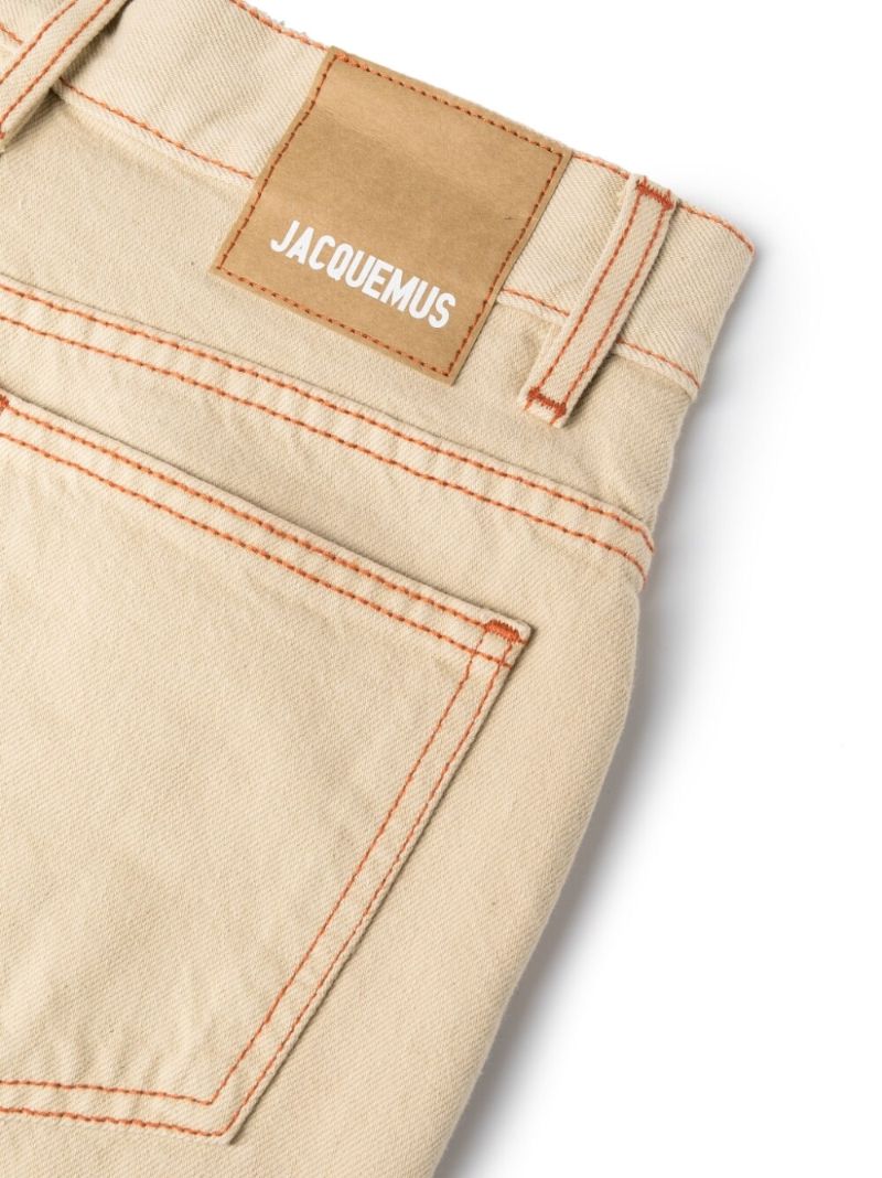 Neutral Le De NÃ_x0083_®mes Organic Cotton Flared Jeans