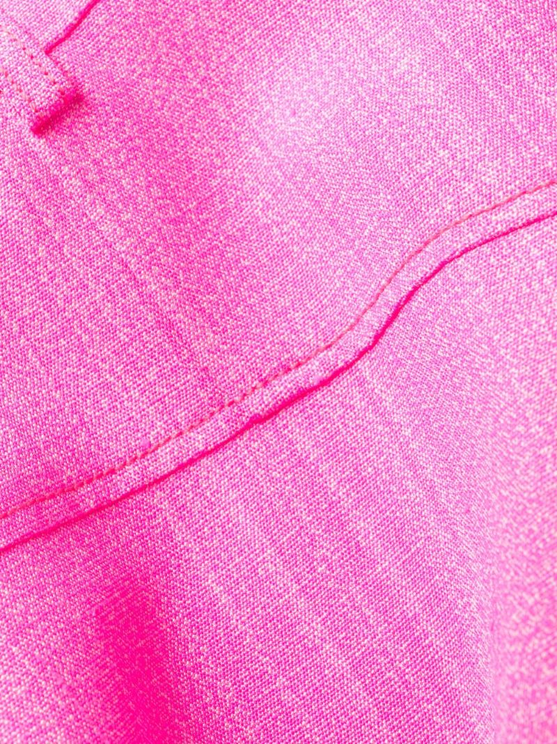 Pink Le Pantalon Sauge Flared Trousers