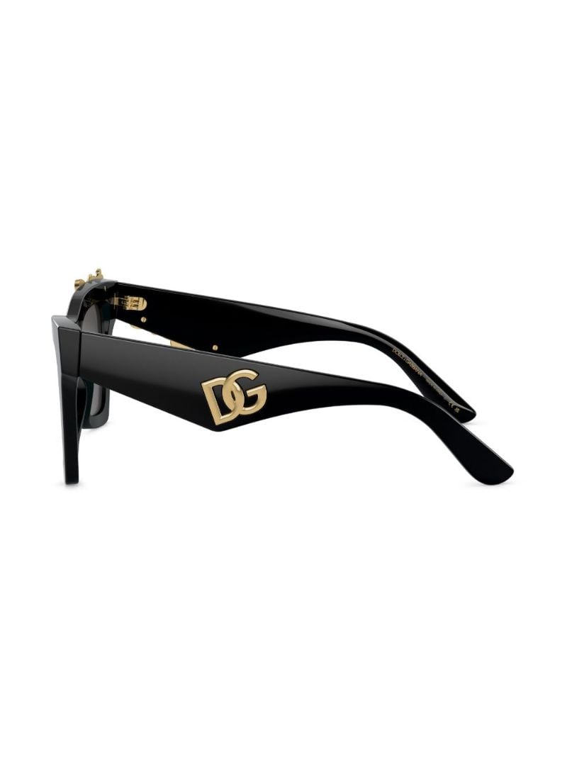 Black Baroque Butterfly Sunglasses