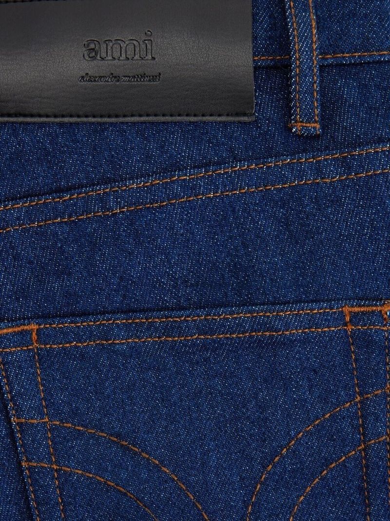 Blue Mid-rise Bootcut Jeans