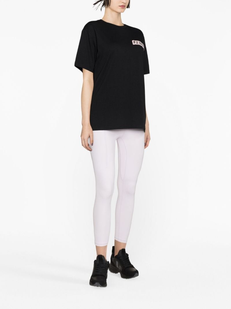 Black Logo Print T-shirt