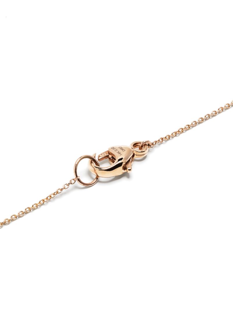 14k Yellow Gold Nana Bernice Groove Diamond Necklace